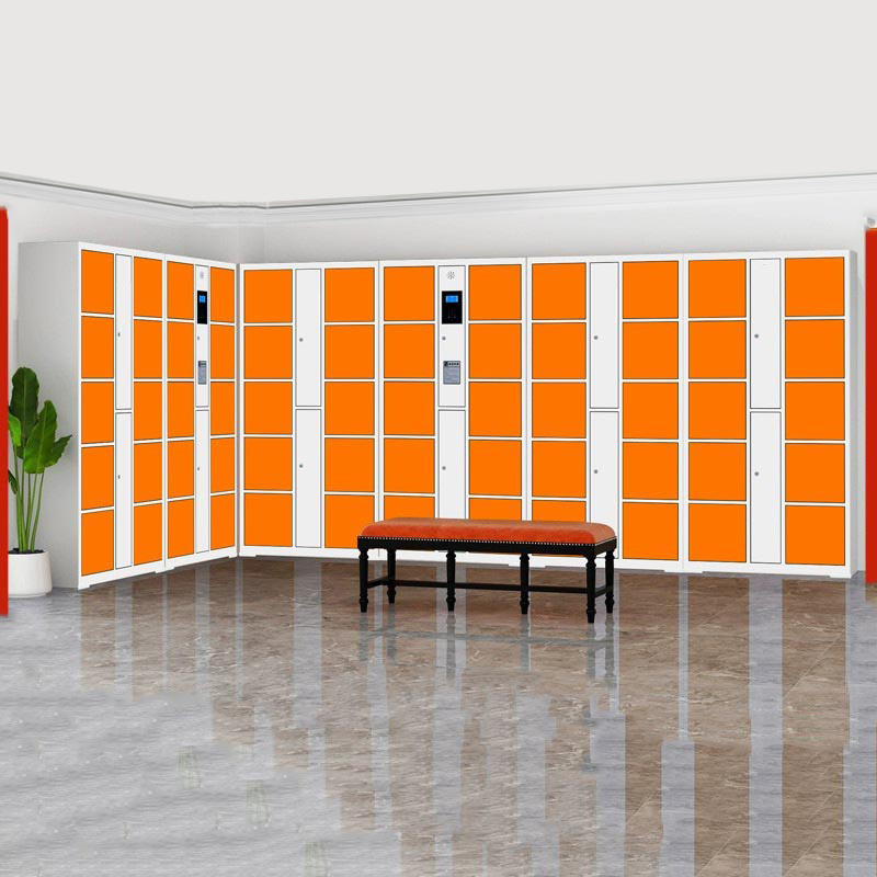 Gym smart locker system Metal cabinet smart parcel locker cabinet  Electronic Smart Parcel Delivery Locker for Beach Park