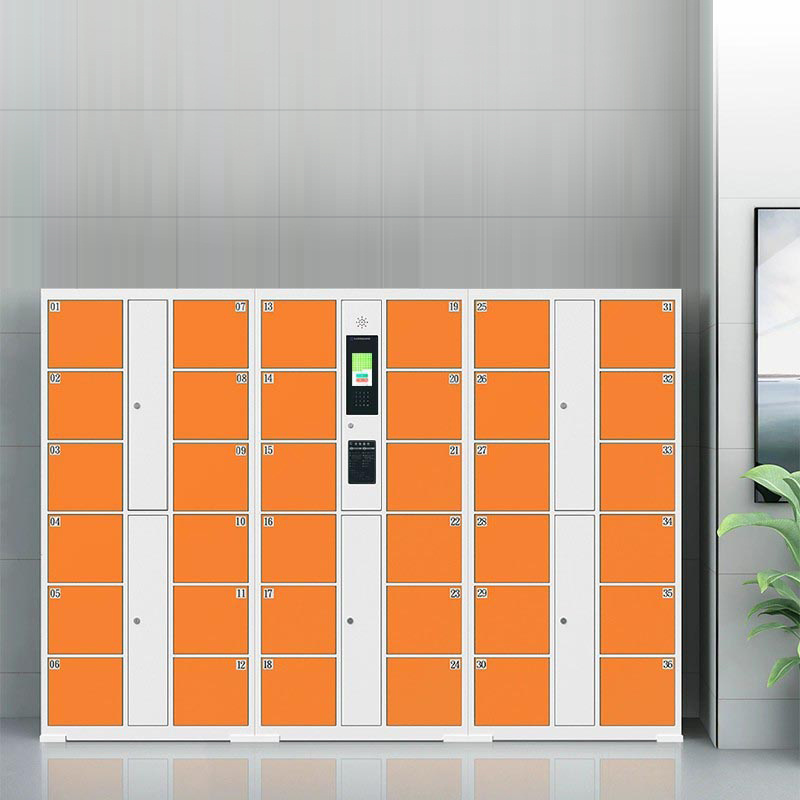 Gym smart locker system Metal cabinet smart parcel locker cabinet  Electronic Smart Parcel Delivery Locker for Beach Park