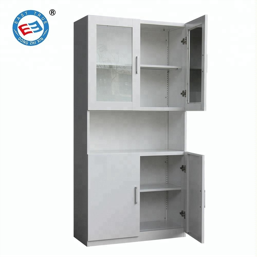 Hospital furniture storage cabinet steel medical cupboard metal laboratory file cabinet