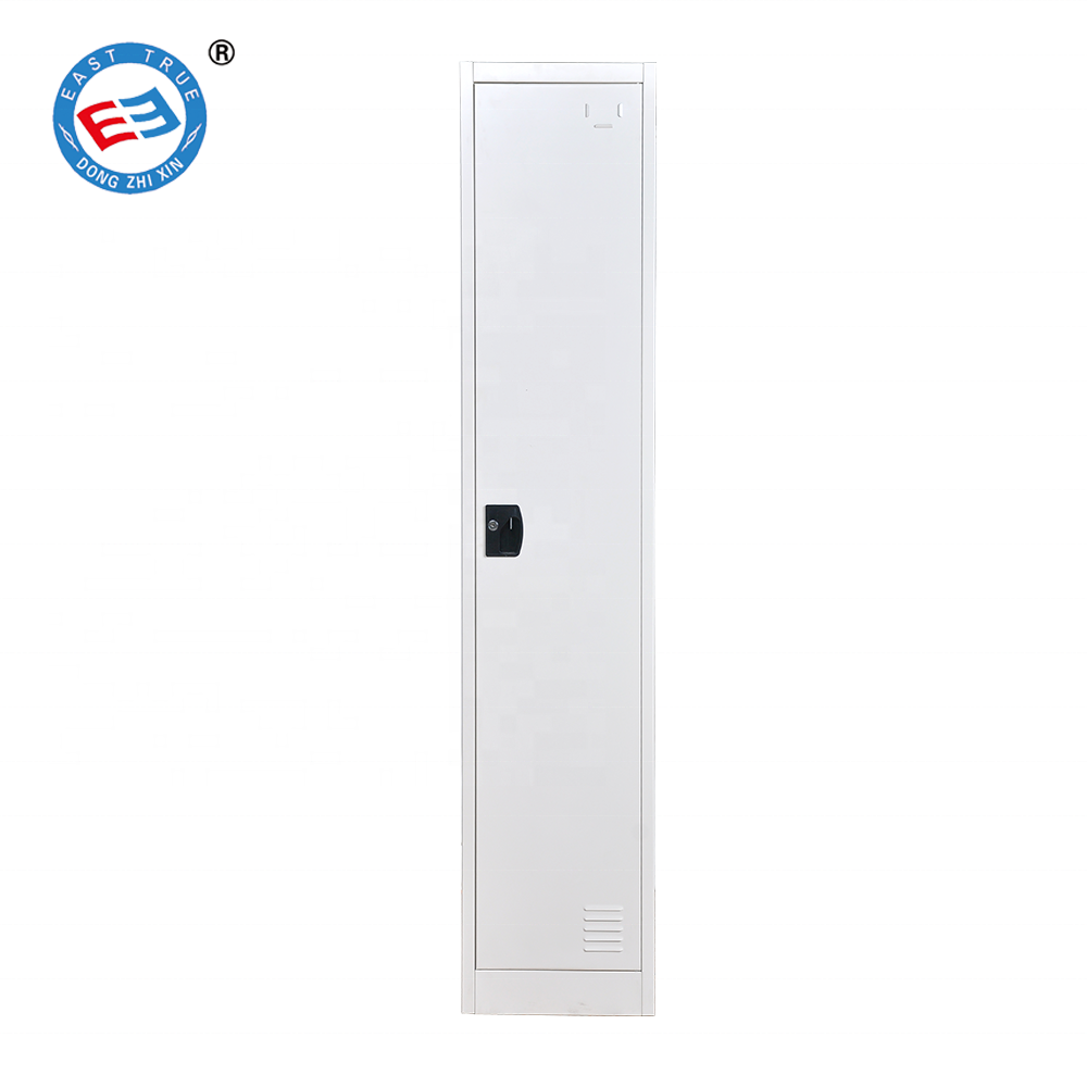 1 door  lockers metal steel vertical clothes storage locker  cabinet gym single door locker