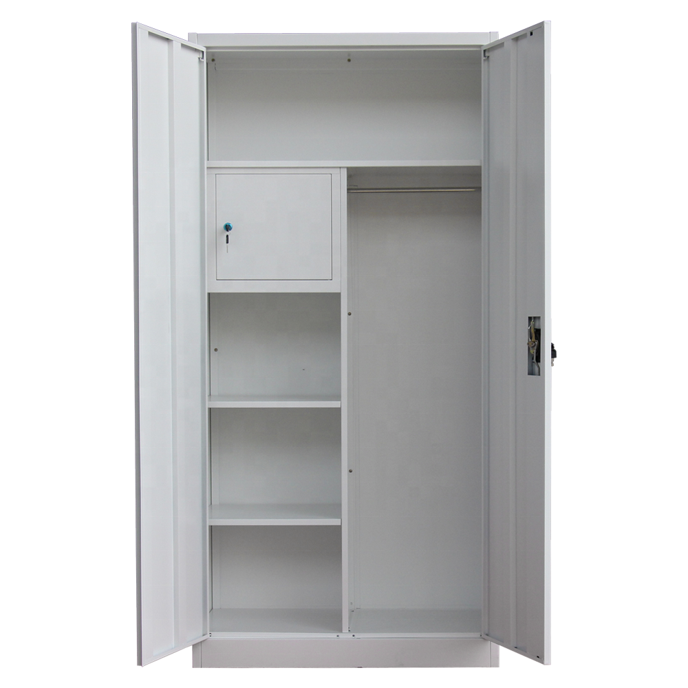 2 door steel wardrobe guarda roupa metal wardrobe closet almirah steel amoires armario