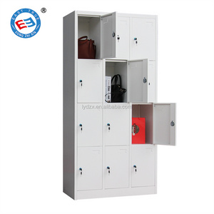 fireproof metal 12 door locker steel 12 compartment locker box locker for bag shoe storage