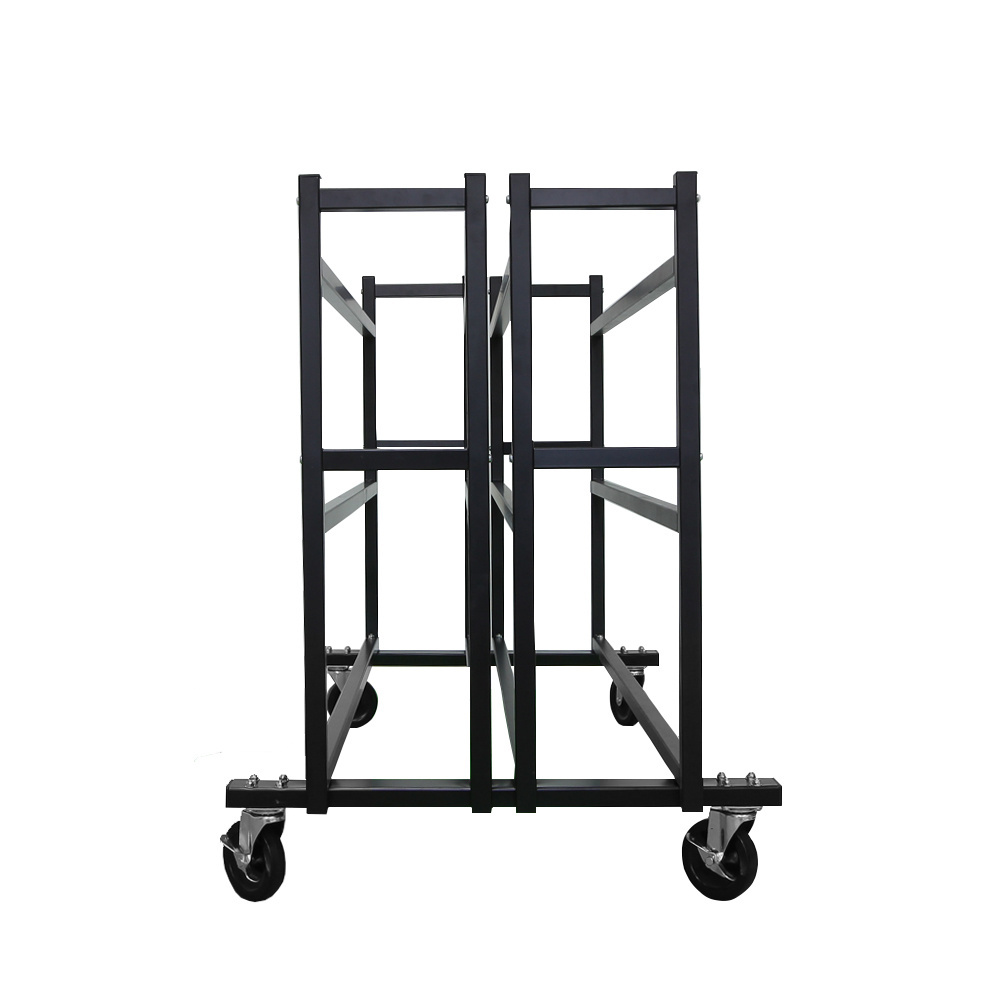 3 Tier 30 Ball metal Rack Basketball Ball Storage Cart