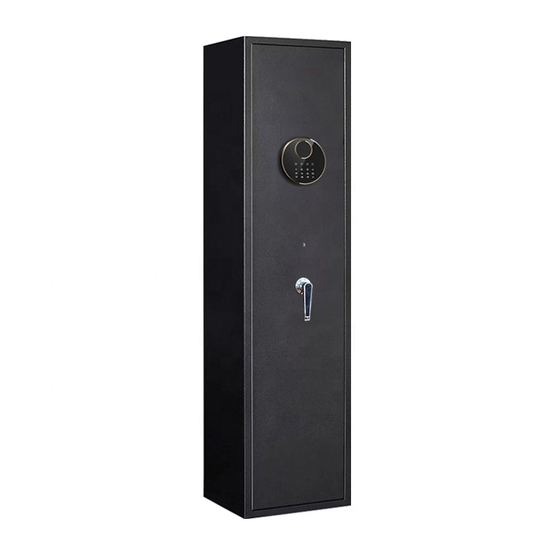 gun safe cabinet storage for weapons hot sale hidden fireproof gun safe treadlock digital fingerprint keys lock design gun safe