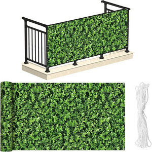 LIYUAN Privacy Screen Fence Mesh Windscreen for Backyard Deck Patio Balcony