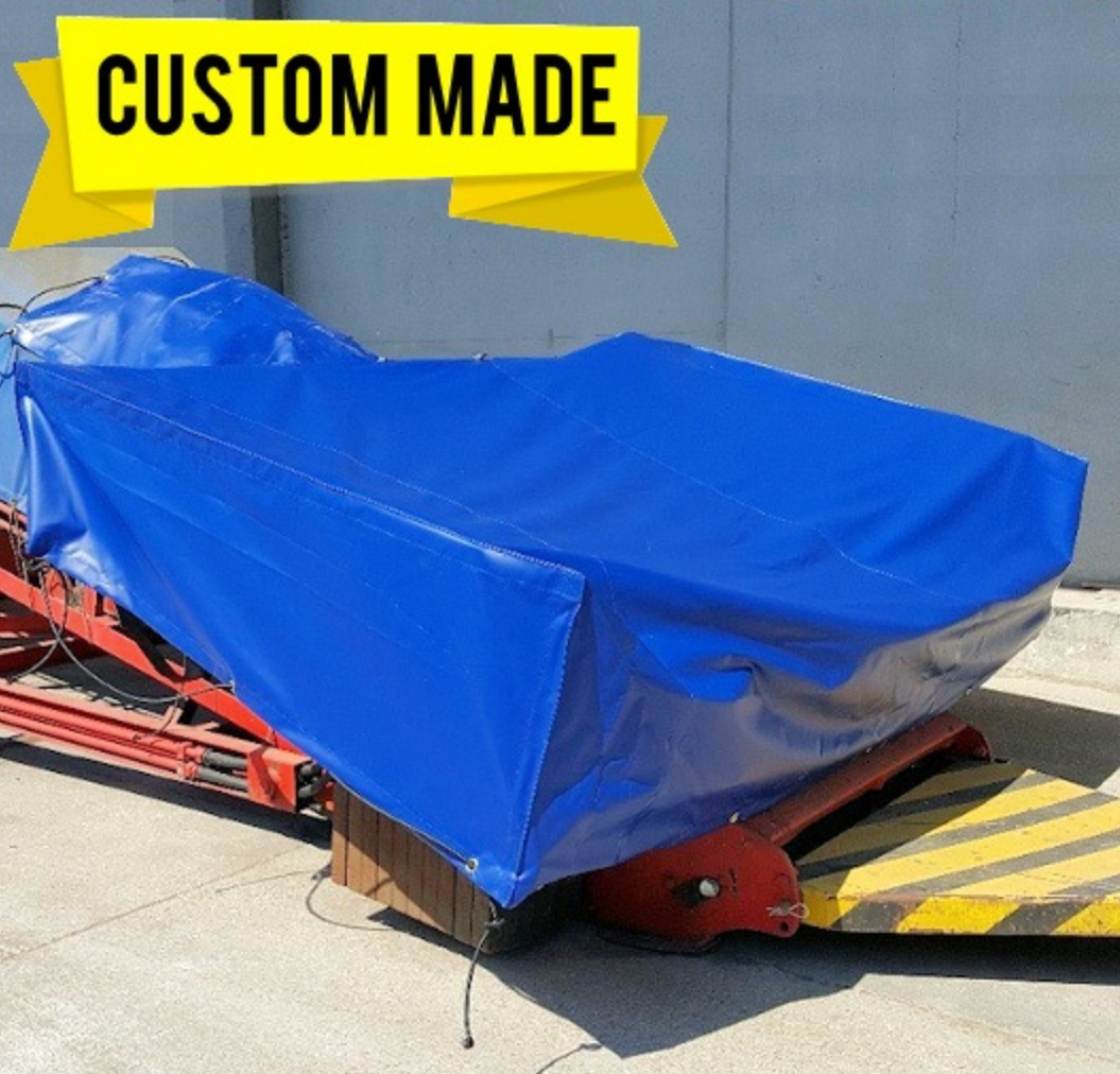 Custom Made heavy duty PVC tarpaulins for machine cover