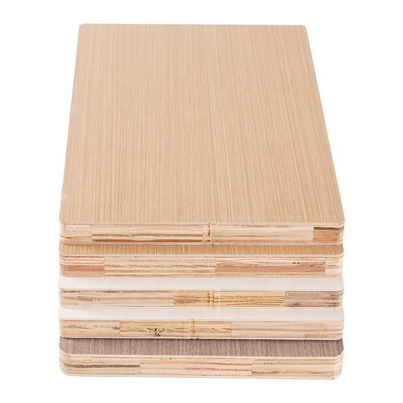 Wholesale 17Mm Veneer Plywood Board  E1  Wood Decorative Plywood Panels