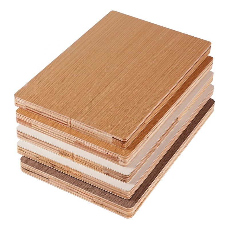 Wholesale 17Mm Veneer Plywood Board  E1  Wood Decorative Plywood Panels