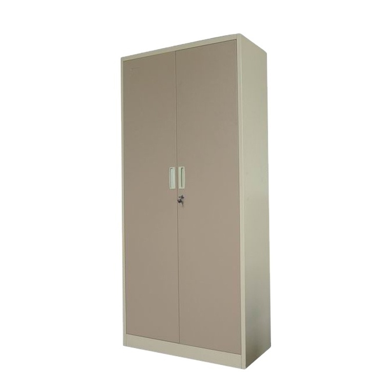 Factory Direct Chinese Whole Office furniture 2 Door Metal wardrobe Clothes Closet