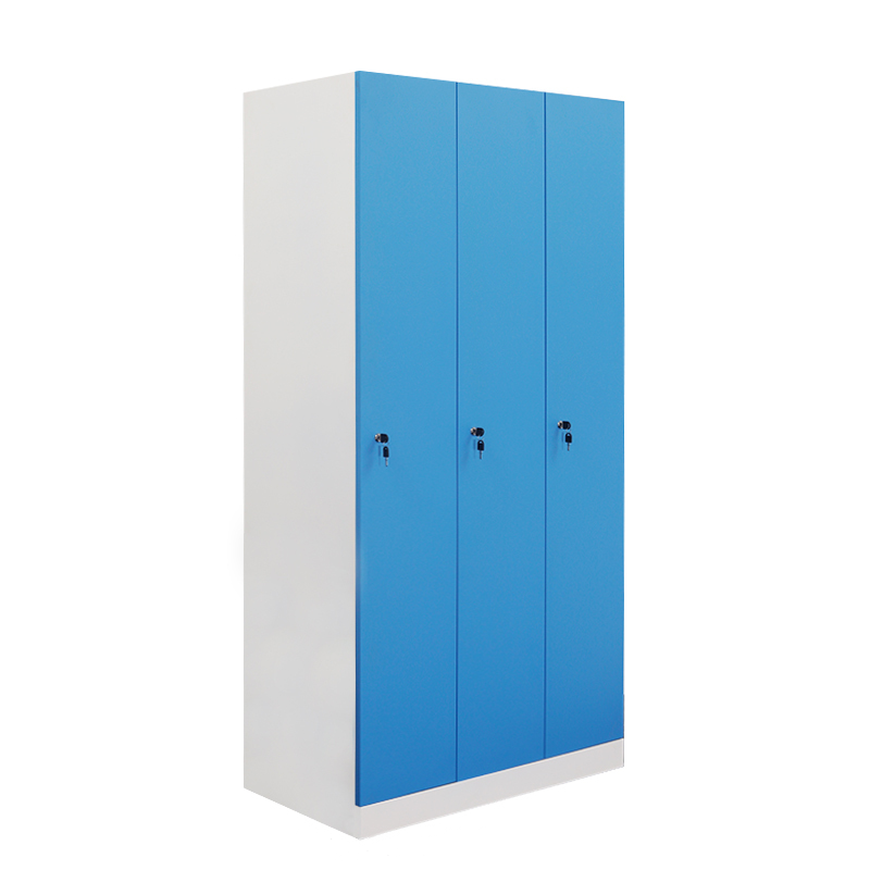 Manufactures 3 Door Wardrobe Metal Steel Locker Steel Storage Almirah  With 3 Point Lock