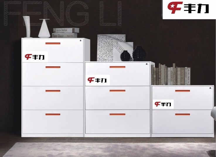 4 Drawer Steel Cainets with Key Lock Fling Cabinets Storage Files whole cheap price customized