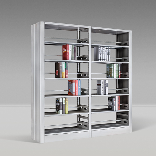 Steel Library Furniture 6 Layers Metal Bookshelf