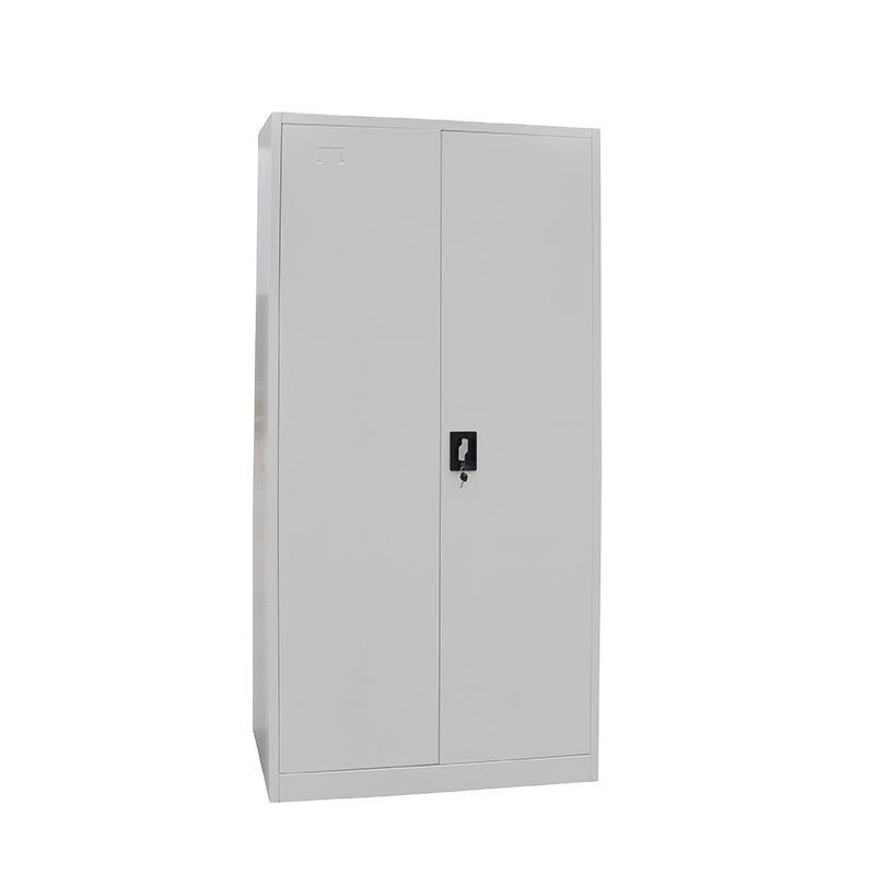 Office Furniture Steel 2 Door Janitorial Storage Cupboard Metal Dirty and Clean Cabinet