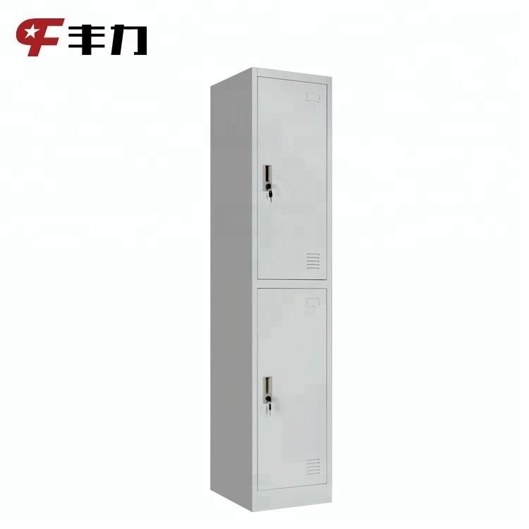 Small Locker Key with 2 Door Wardrobe Single Door Hanger Closet  Locker Cabinets GYM Use Office Factory for Adults Use Wholesale