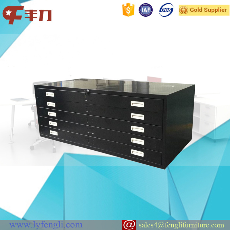 5 Drawer Map File Cabinet /Steel Office Drawings Storage Cabinet