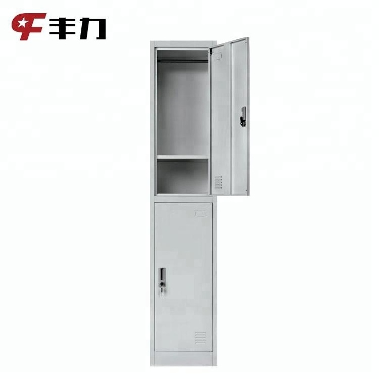 Small Locker Key with 2 Door Wardrobe Single Door Hanger Closet  Locker Cabinets GYM Use Office Factory for Adults Use Wholesale