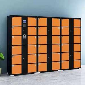 Fingerprint Delivery Intelligent Gym Outdoor Parcel Locker System Digital Electronic Steel Smart Metal Storage Lockers