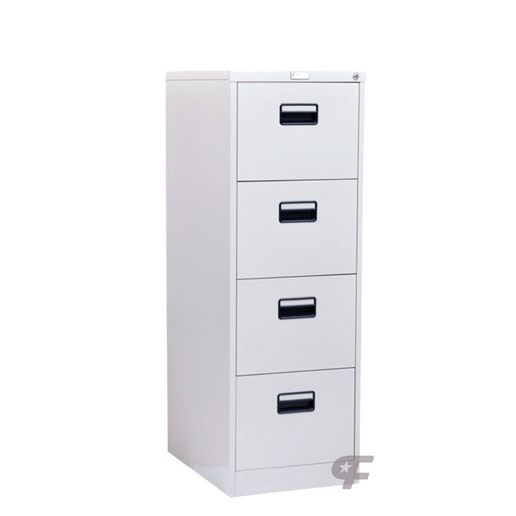 Office Furniture Filing Cabinet Vertical 4 Drawer A4 F4 File Steel Storage Cabinets