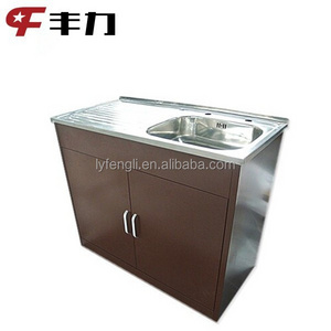 Stainless steel sink cabinet outdoor aluminium kitchen cabinets design water cabinets