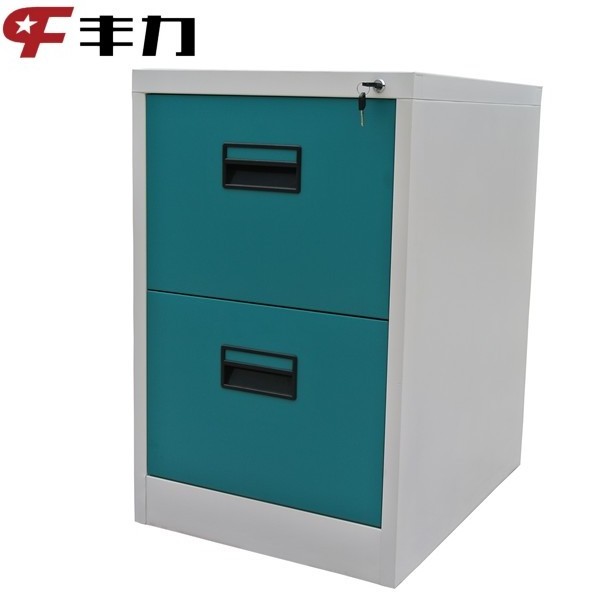 Office Equipment filing storage locker Plastic handle metal central lock system 4 drawer steel file cabinet