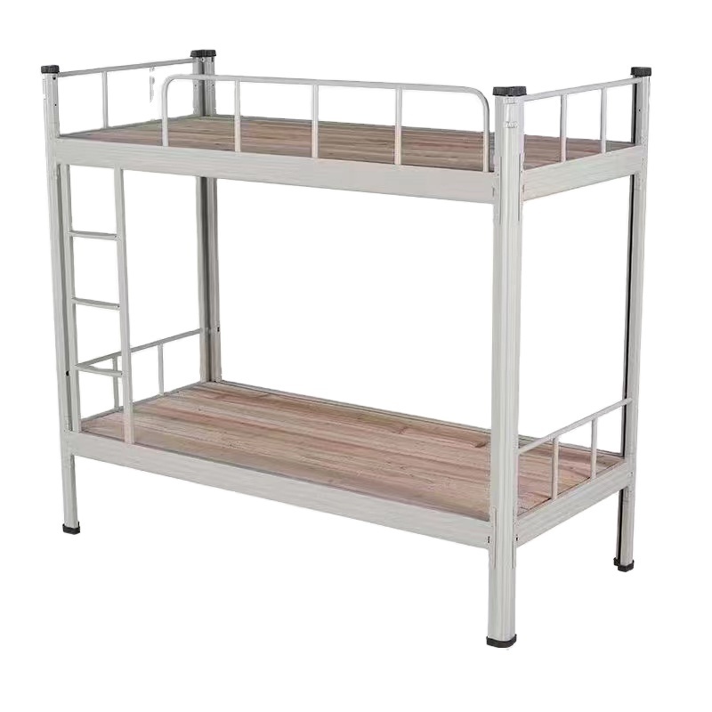 Cheap Adult Bunk Beds Metal bed Knock-Down Structure Steel Bed With Board