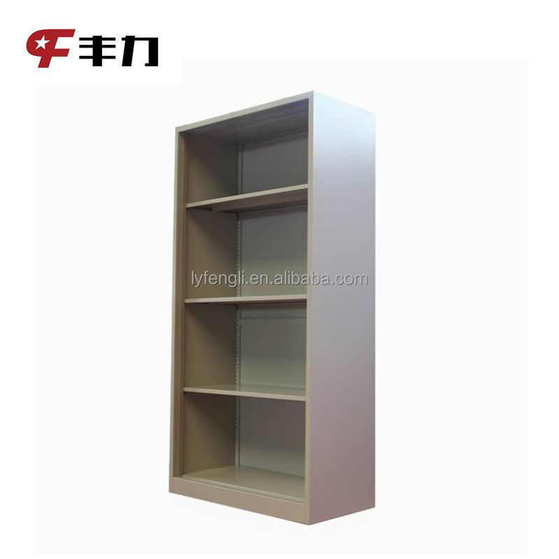 Used school library furniture book storage cabinet without door