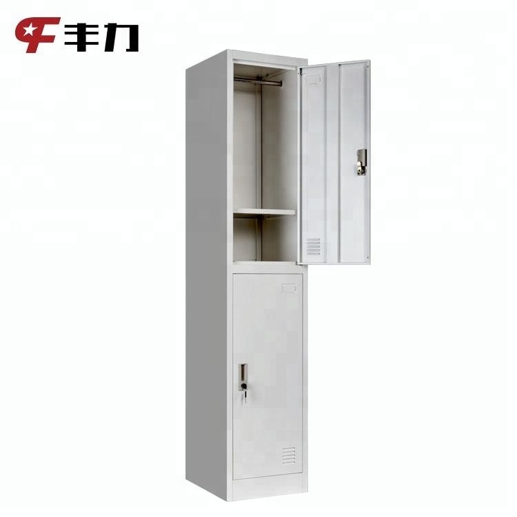 Small Locker Key with 2 Door Wardrobe Single Door Hanger Closet  Locker Cabinets GYM Use Office Factory for Adults Use Wholesale