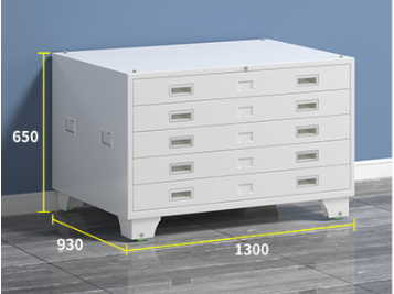 5 drawers Map display  drawing cabinets metal drawers Steel Flat A0 Or A1 Map File Cabinet