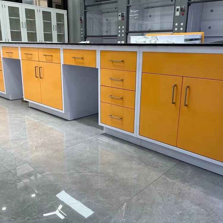 Hospital Furniture Steel Lab Equipment Workbench Lab Table Laboratory Casework