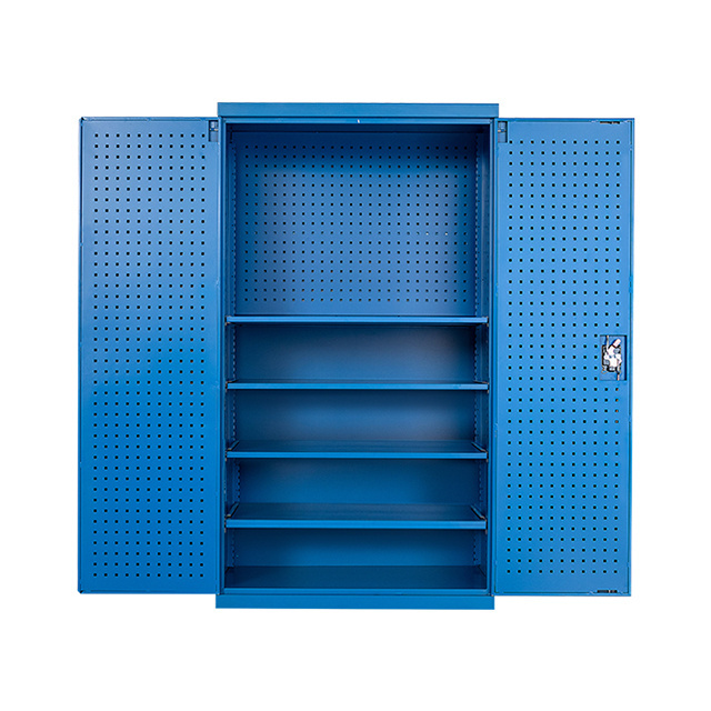 72 Inch Customized Metal 2 Doors Storage workshop Tools Cabinet For Garage