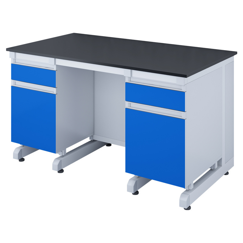 Chinese University Lab Furniture Working Table Working Bench With Sink Side Testing Bench Wholesale