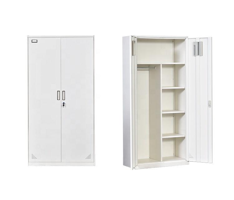 Two door closet metal wardrobe Godrej Almirah Designs good price wardrobe