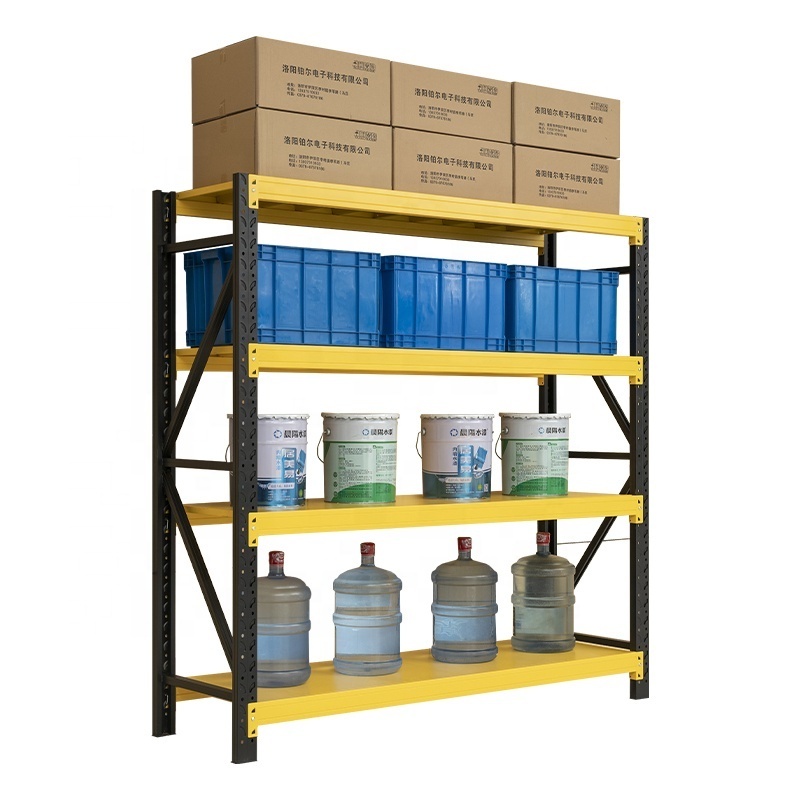 Customised 4 tier 5 tier Warehouse Storage Shelves Boltless Shelf Medium Duty Stacking Rack Heavy Duty Racks