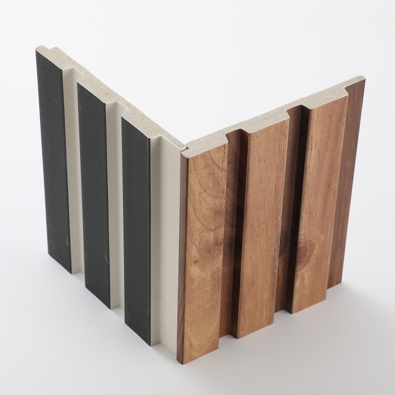 alternative wood charcoal louvers panel solid wood boards wall panel