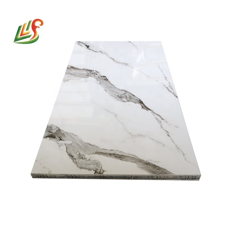 interior pvc wall panels  1220*2440mm  lamina de marmol pvc  marble sheetlamina pvc marmol for Mexico