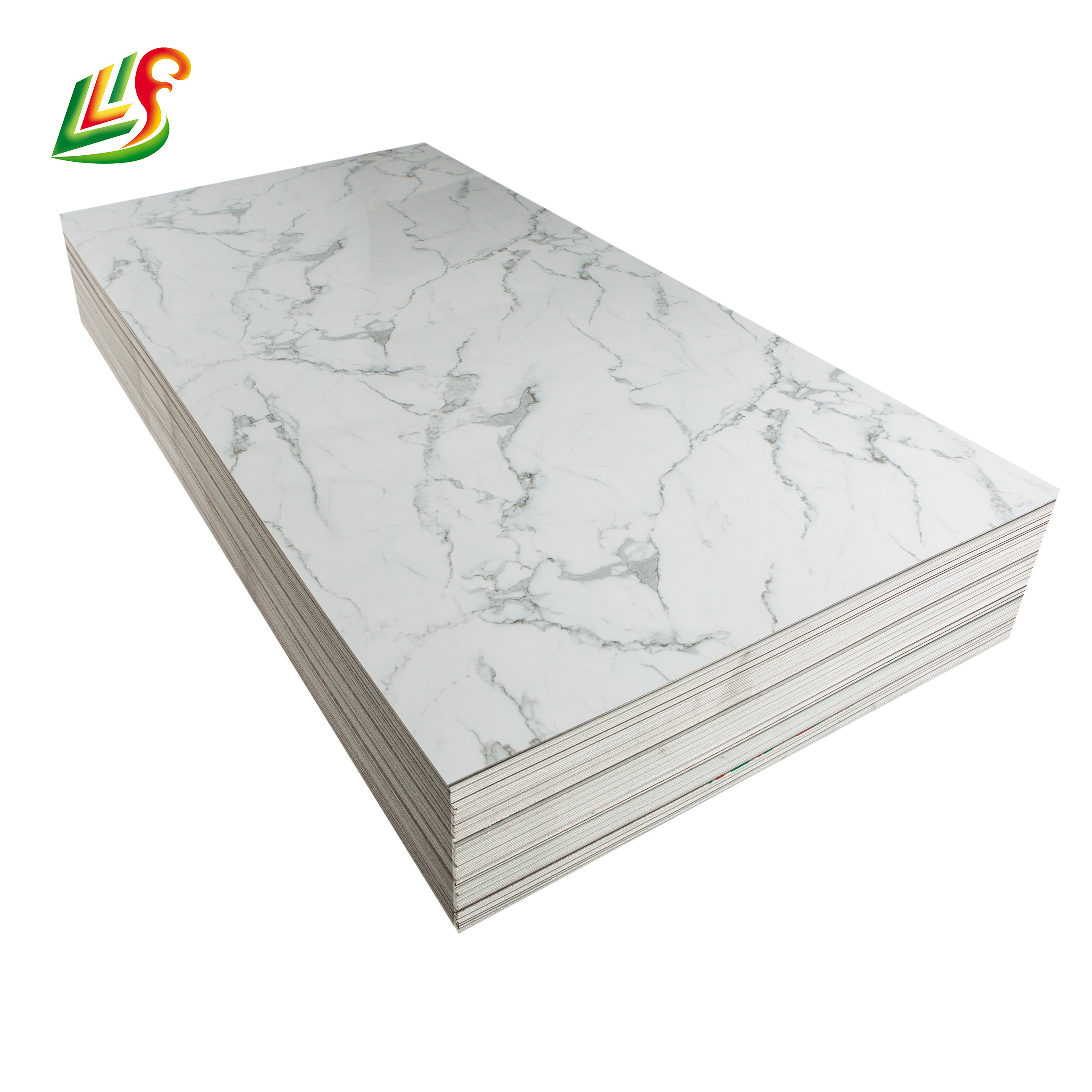 Waterproof plastic sheet PVC marble panel for indoor walls decoration