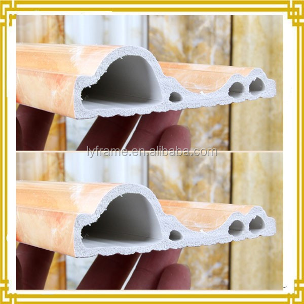 marble design pvc tile trim faux marble molding and door frame