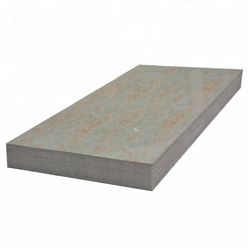 plastic plastic water proof bathroom panels walling 4.0mm poly  marble granite wall panel tiles