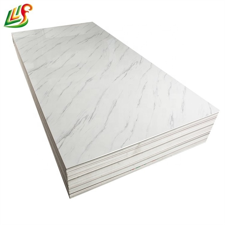 china  factory  price  imitation pvc plaque de marbre  pvc imitation marble for indoor decoration