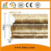 High Glossy Ps Decoration Moulding /Decorative Cornice Crown Moulding