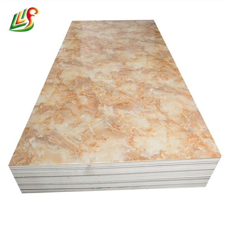 china  factory  price  imitation pvc plaque de marbre  pvc imitation marble for indoor decoration