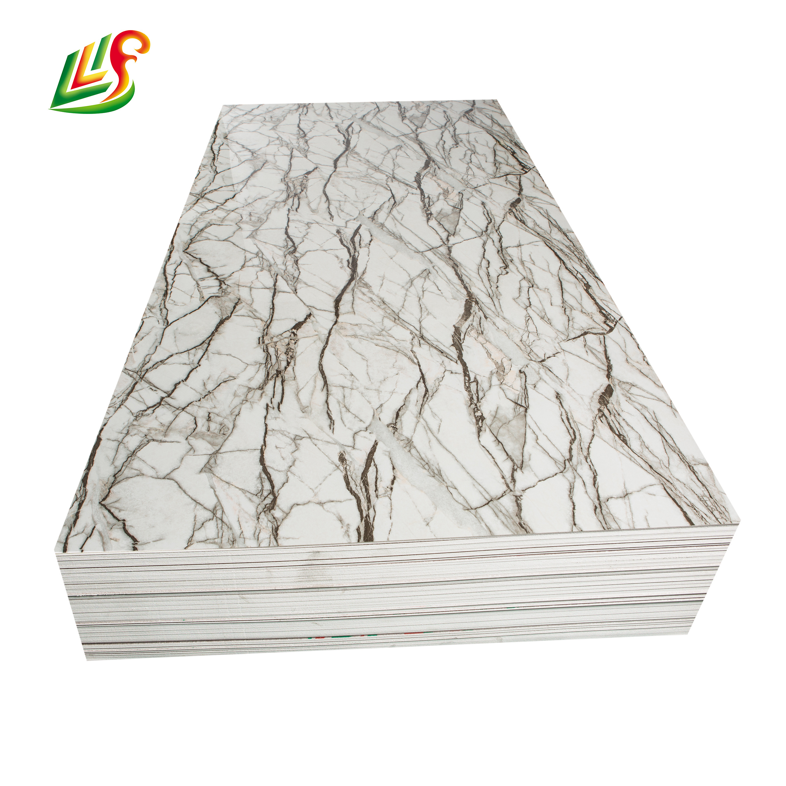 Ceiling Laminate Panel UV Coating Marble Sheet 4mm Plastic PVC any Color Is Possible, Accept Personalized Custom-made Service.