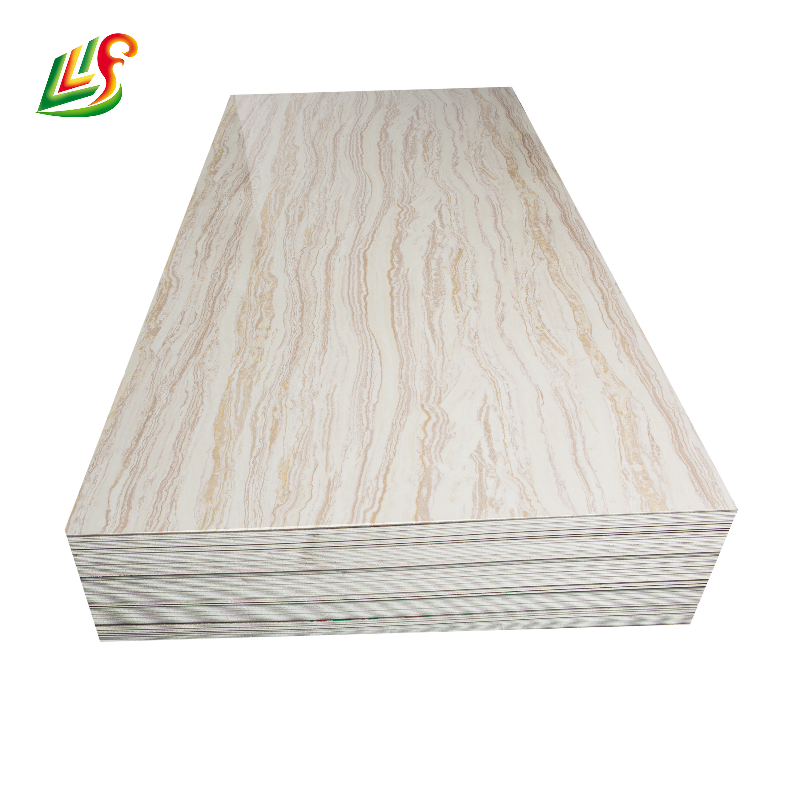 Indoor decoration marble alternattive wallplate PVC marble sheet