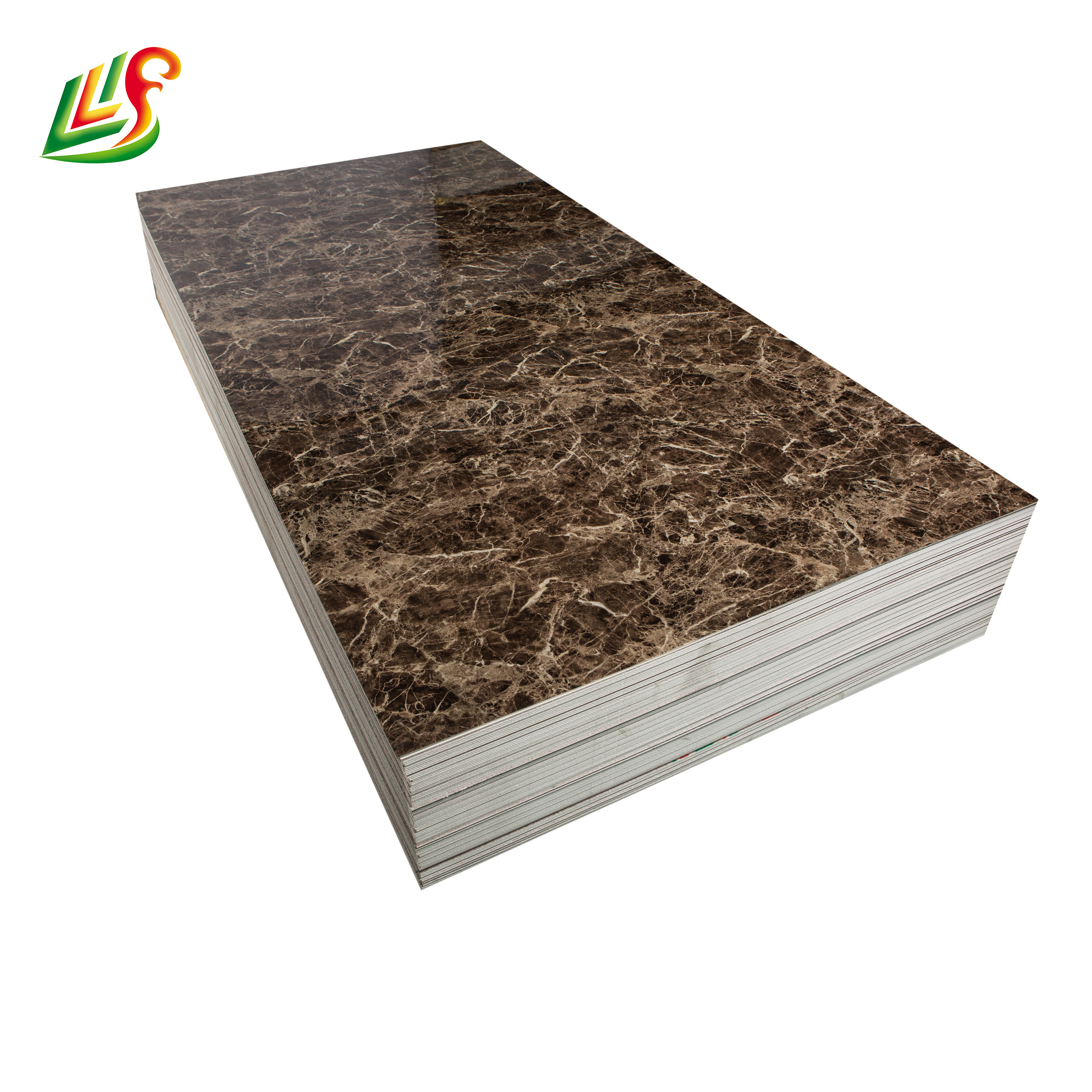 plastic plastic water proof bathroom panels walling 4.0mm poly  marble granite wall panel tiles