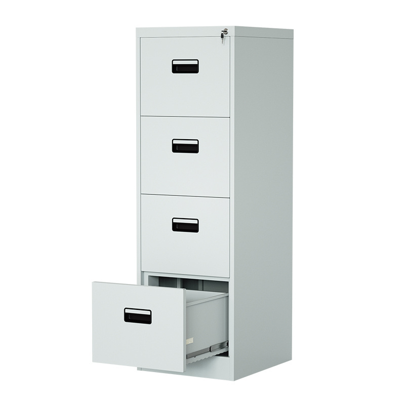 4 Drawer Vertical Filling Cabinet Office Steel Cabinet Storage Metal Drawer Cabinet for sale