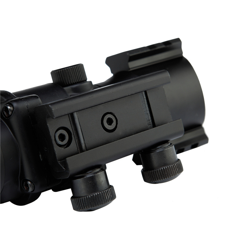 Hunting best scope 4x32 Prism fiber optic sights Red Green Blue Triple Illuminated Tactical Optical Sight