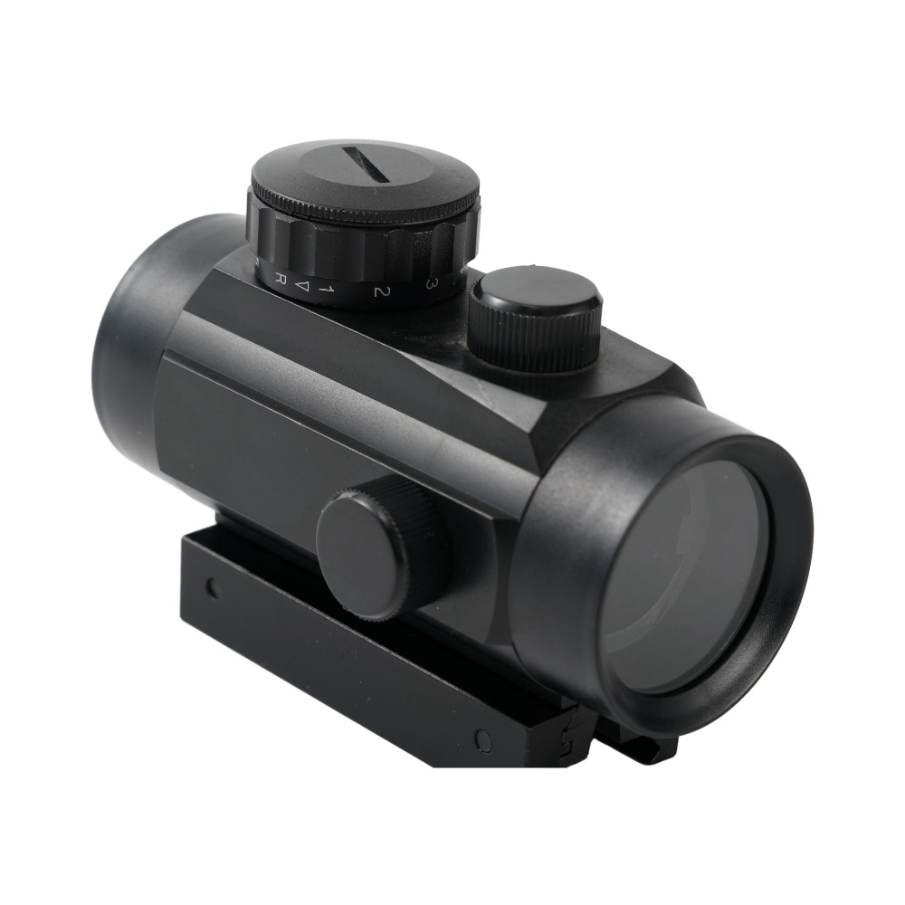 1X40 Coated Lens Illuminated Red Dot Sight Scope 11 Level Adjustment 240g Objective Diameter ACOG Scope Dot 11 Level Adjustment