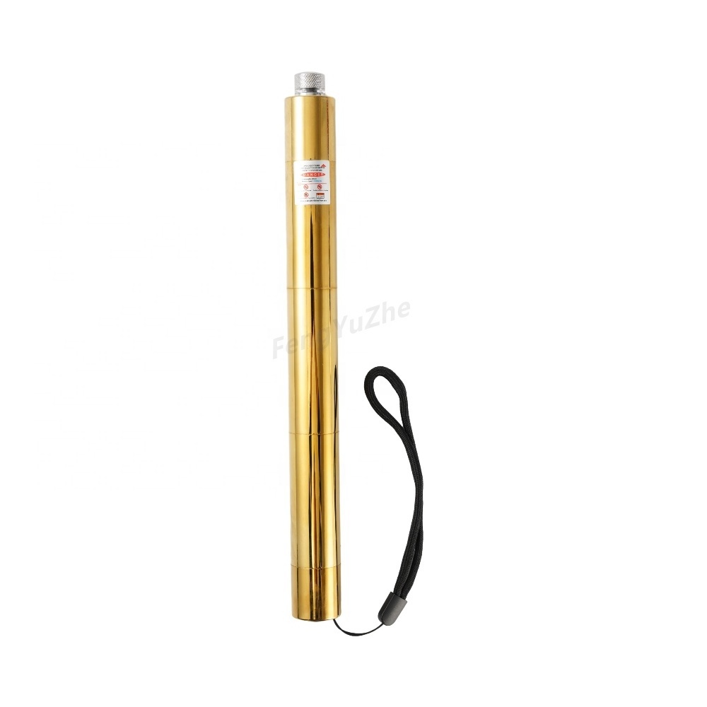 High Quality 450nm Blue Laser Copper Body Multi-Pattern Laser Light Pen Pointer with All Accessories