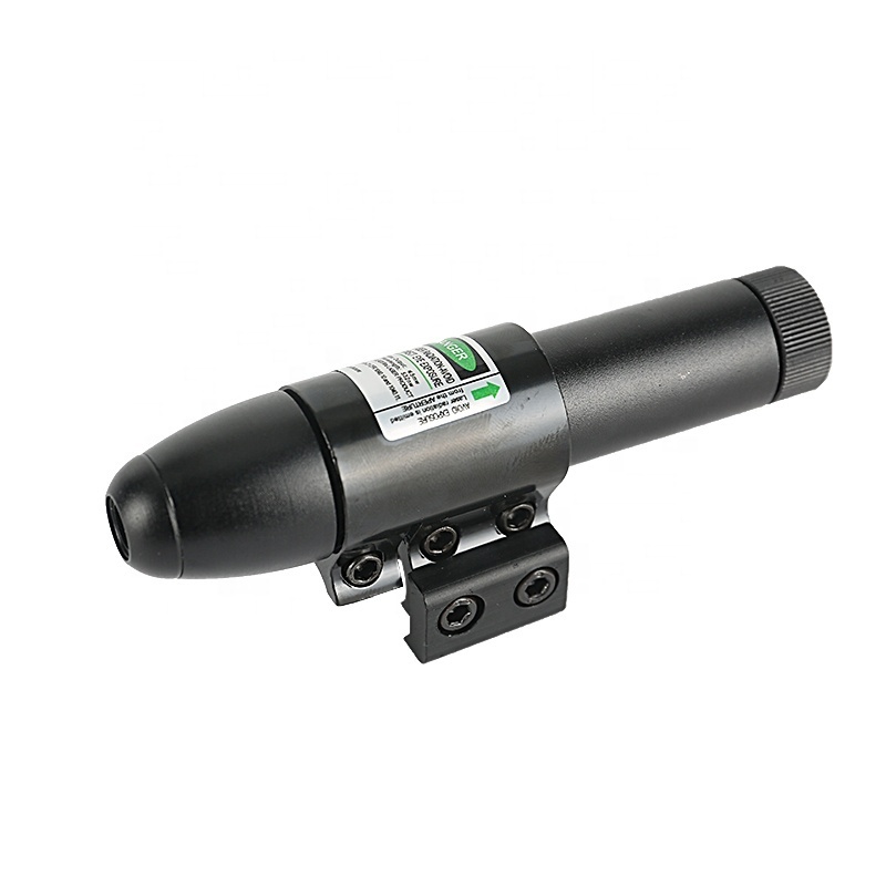 Adjustable Tactical Flashlight JG13G Green laser Scope With Pressure Switch