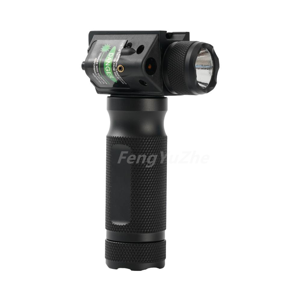 High Power   LED Flashlight Green Laser Scope Rechargeable Tactical Flashlight Combo